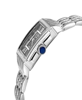 Gevril Women's Padova Swiss Quartz Silver-Tone Stainless Steel Bracelet Watch 30mm
