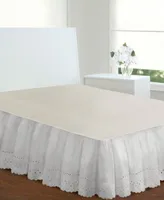 Fresh Ideas Ruffled Eyelet 14 Drop Bedskirts