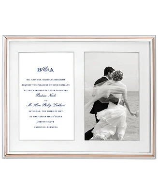 kate spade new york Rosy Glow Double Invitation Frame