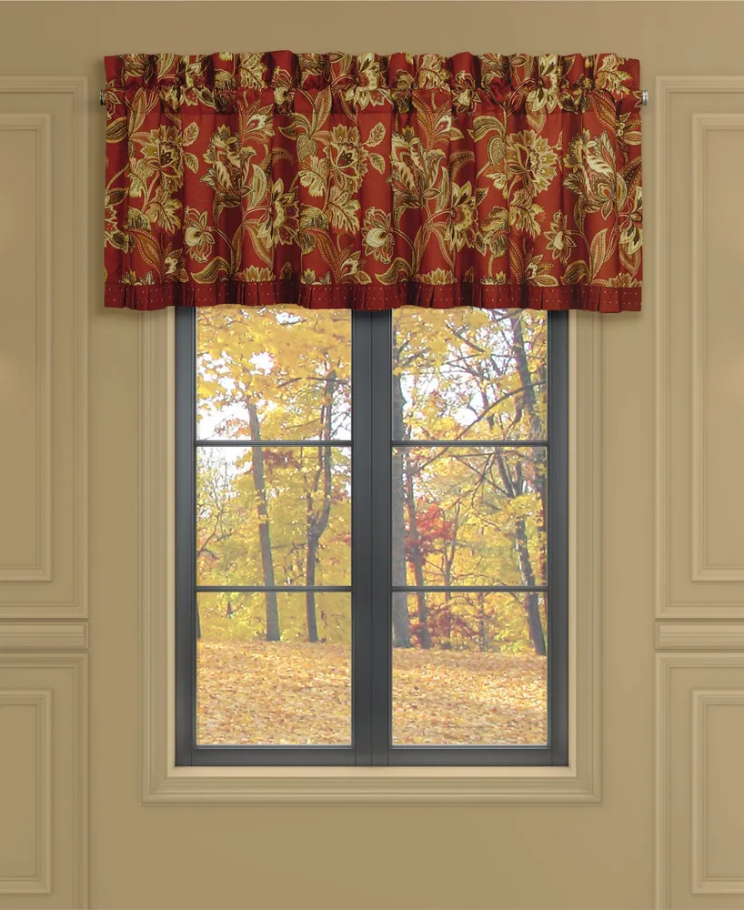 Royal Court Montecito Straight Window Valance, 17" x 72"