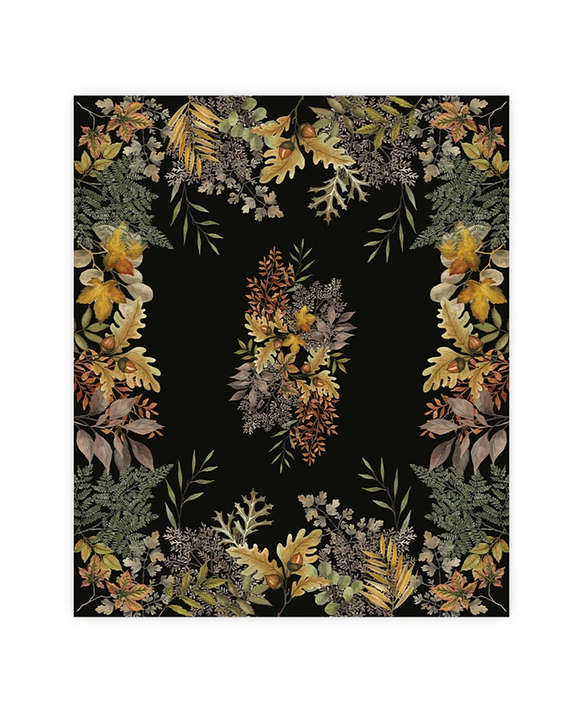 Laural Home Sophisticated Autumn Tablecloth, 70" x 84"