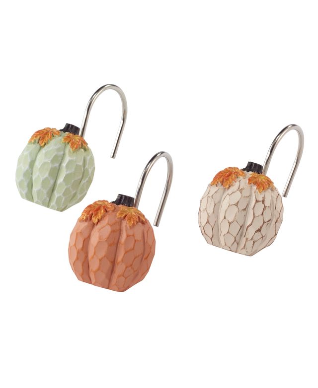 Avanti Grateful Patch Harvest Resin 12-Pc. Shower Curtain Hooks