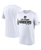 Men's Nike White Las Vegas Raiders Legend Community Performance T-shirt