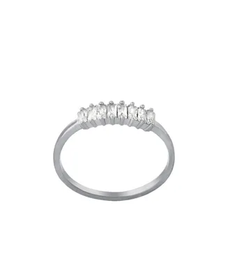Giani Bernini Cubic Zirconia Ring Band (3/4 ct. t.w.) in Sterling Silver
