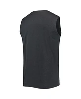 Men's New Era Black Pittsburgh Steelers Brushed Sleeveless Tank Top