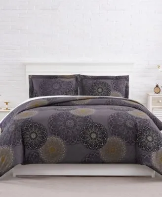 Southshore Fine Linens Midnight Floral Comforter Sets
