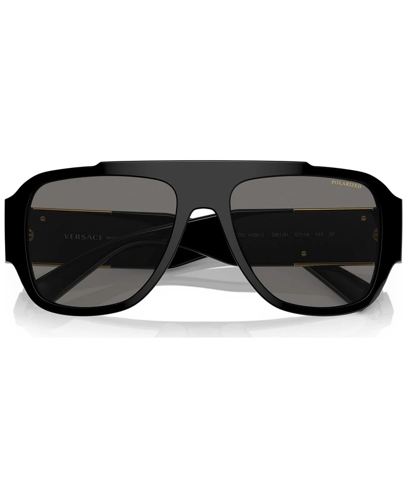 Versace Men's Polarized Sunglasses VE4436U