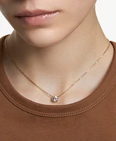 Swarovski Silver-Tone Constella Crystal Pendant Necklace, 14-7/8" + 2" extender