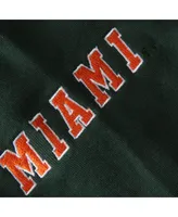 Big Boys Stadium Athletic Green Miami Hurricanes Logo Pullover Hoodie