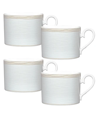 Noritake Linen Road Set of 4 Cups, Service For 4