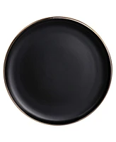 Elama Mateo Gold-Tone Salad Plates, Set of 6