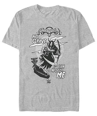 Fifth Sun Men's Wwe Undertaker No Grave Short Sleeve T-shirt