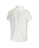 Men's Nfl x Darius Rucker Collection by Fanatics White Cleveland Browns Woven Button-Up T-shirt