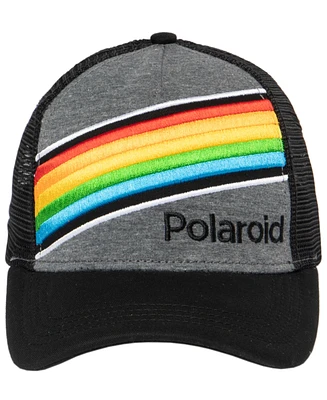 Polaroid Men's Trucker Baseball Adjustable Cap