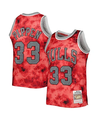 Men's Mitchell & Ness Scottie Pippen Red Chicago Bulls 1997-98 Galaxy Swingman Jersey