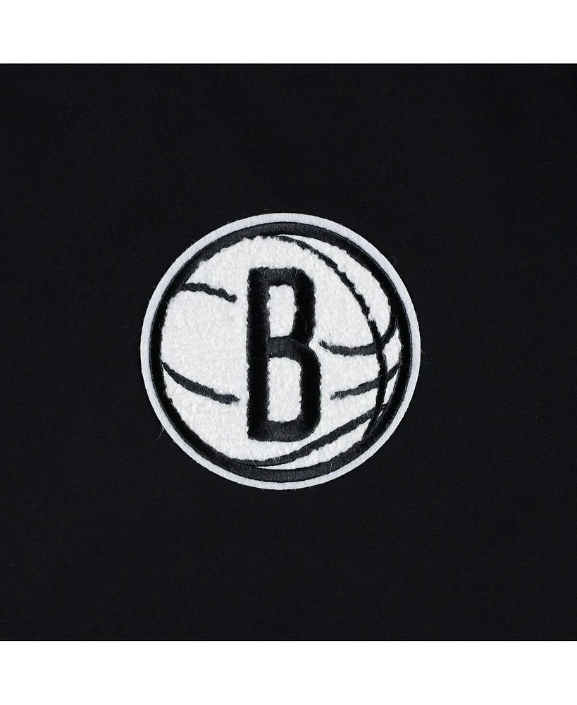 Women's Pro Standard Black Brooklyn Nets Classics Boxy T-shirt