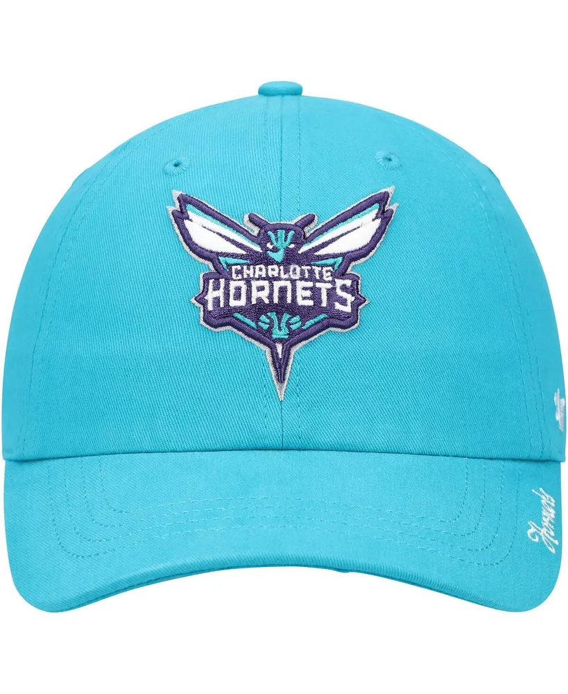 Women's '47 Teal Charlotte Hornets Miata Clean Up Logo Adjustable Hat
