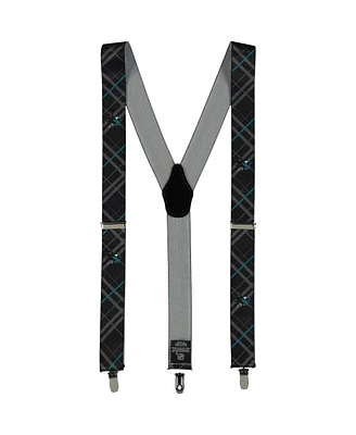 Men's Black San Jose Sharks Suspenders