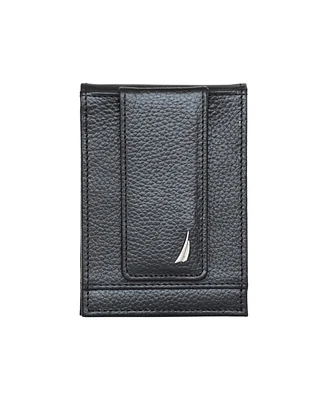 Nautica Men's Front Pocket Leather Wallet