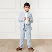Hope & Henry Big Boys Cotton Seersucker Suit Pant