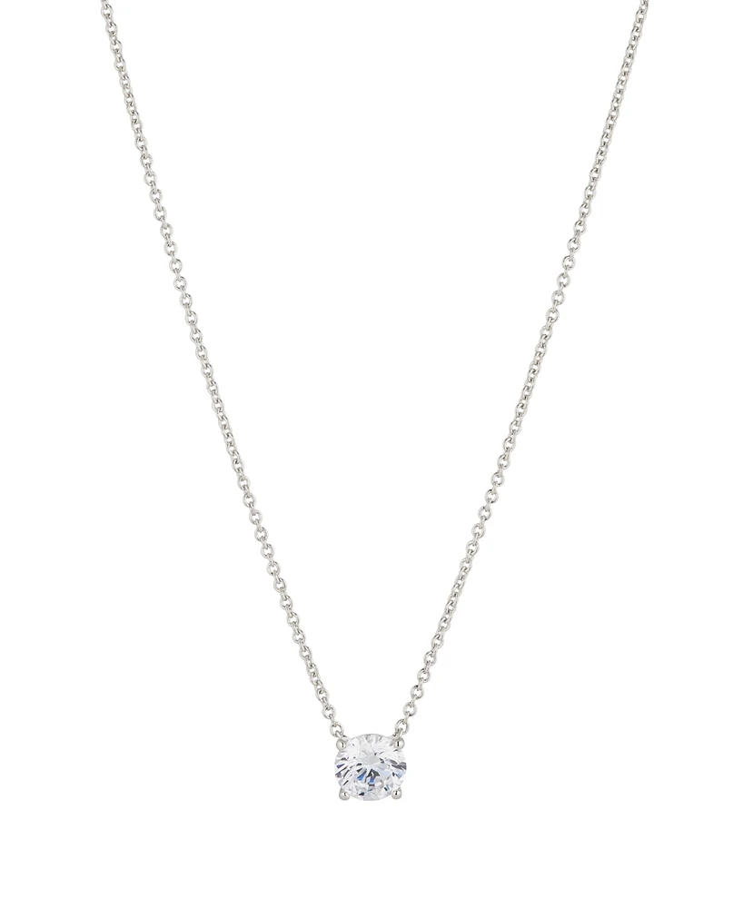 Eliot Danori Rhodium Plated Large Necklace, Created for Macy's