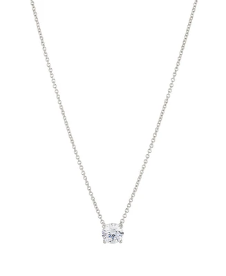 Eliot Danori Rhodium Plated Large Necklace, Created for Macy's