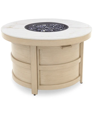 Reid Outdoor Round Fire Pit, Created for Macy's