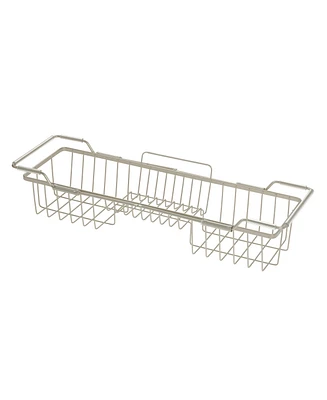 iDesign Everett Adjustable Over Bathtub Caddy, Bath Tray
