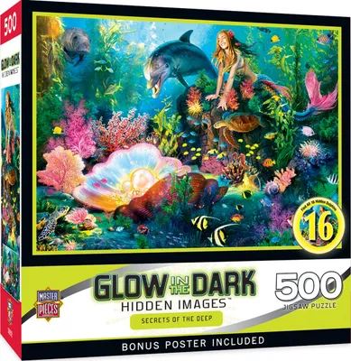 Masterpieces Hidden Images Secrets of the Deep 500 Piece Jigsaw Puzzle