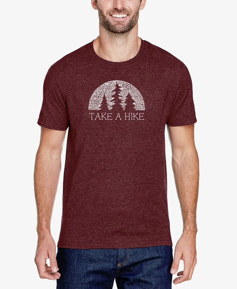La Pop Art Men's Premium Blend Word Nature Lover T-shirt