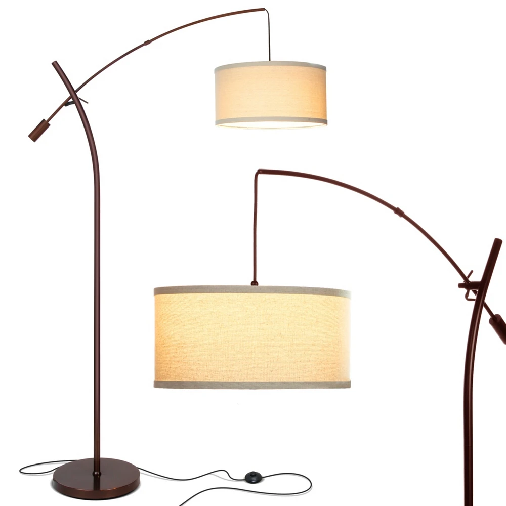 Brightech Grayson 84" Led Arc Floor Lamp with Adjustable Arm