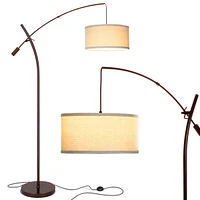 Brightech Grayson 84" Led Arc Floor Lamp with Adjustable Arm