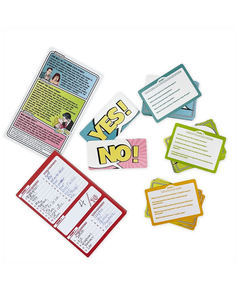 University Games The Couples Quiz Tin Set, 254 Piece