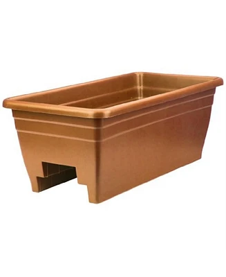 Hc Companies Inc Rail Planter SPX24DB0E2 Terra Cotta 24 Inch