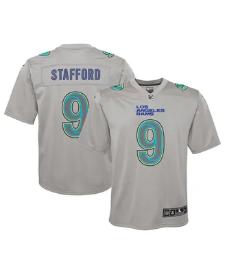 Big Boys Nike Matthew Stafford Gray Los Angeles Rams Atmosphere Game Jersey