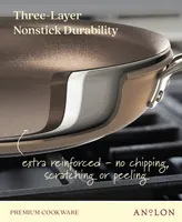 Anolon Ascend Hard Anodized Aluminum Non-Stick 4-Quart Saucepot with Lid