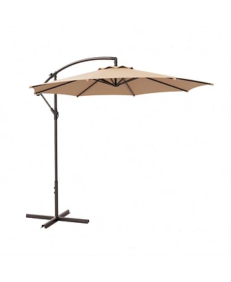 WestinTrends 10 Ft Outdoor Patio Cantilever Offset Umbrella