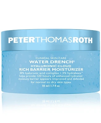 Peter Thomas Roth Water Drench Hyaluronic Cloud Rich Barrier Moisturizer, 1.7oz