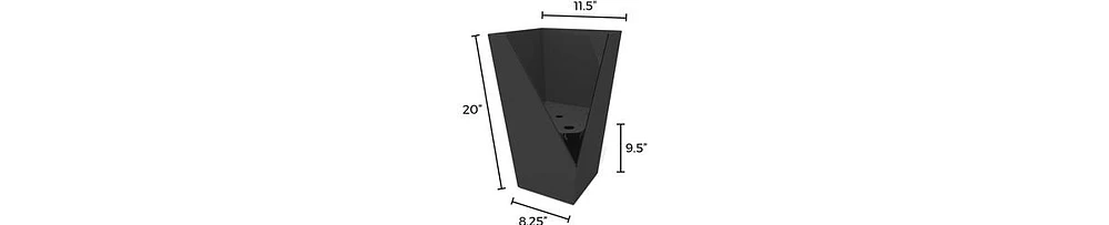 Bloem Finley Indoor/Outdoor Plastic Square Planter