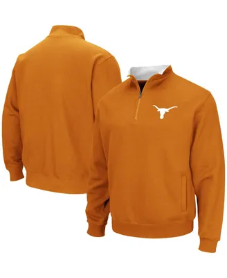 Men's Colosseum Texas Orange Longhorns Tortugas Quarter-Zip Sweatshirt