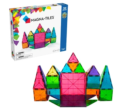 Magna-tiles Magna-tiles Classic 32-Piece Magnetic Construction Set, Ages 3+