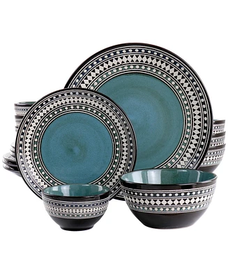 Elama Sage 16 Pc. Dinnerware Set, Service for 4