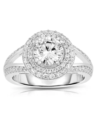Sterling Silver Cubic Zirconia Statement Ring