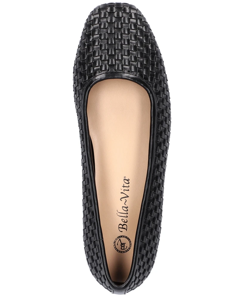 Bella Vita Women's Kimiko Square Toe Flats