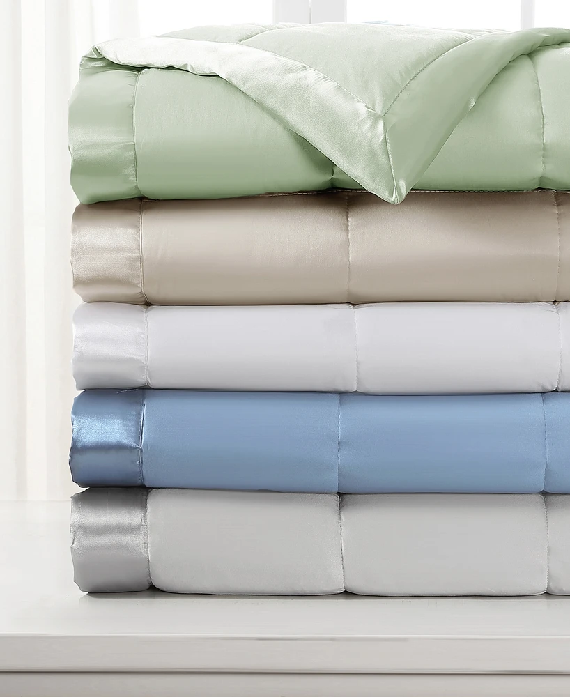Royal Luxe Classic White Down Light Warmth Microfiber Blanket, Full/Queen, Exclusively at Macy's