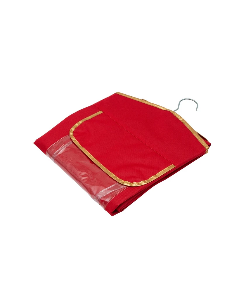 Simplify 8 Compartment Hanging Holiday Gift Wrap Organizer