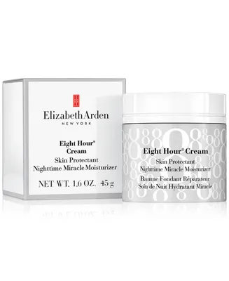 Elizabeth Arden Eight Hour Cream Skin Protectant Nighttime Miracle Moisturizer, 1.7 oz