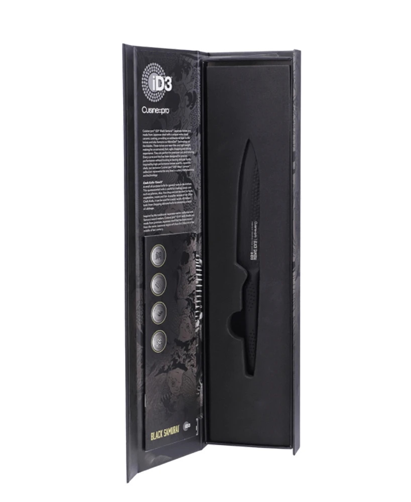 Cuisine::pro Id3 Black Samurai 4" Utility Knife