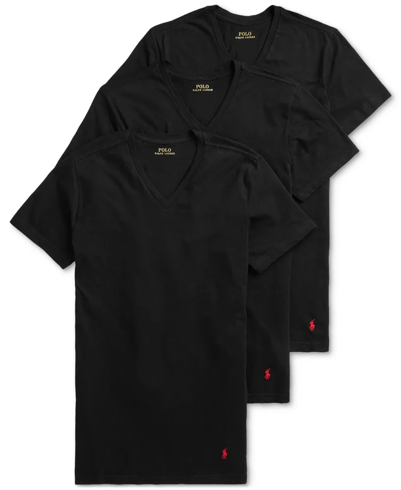 Polo Ralph Lauren Men's 3-Pack V-Neck Classic Undershirts