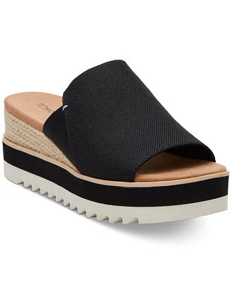 Toms Women's Diana Flatform Slide Wedge Sandals